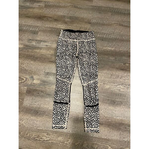 Women's Lululemon Leggings Size 4 Beige & Black